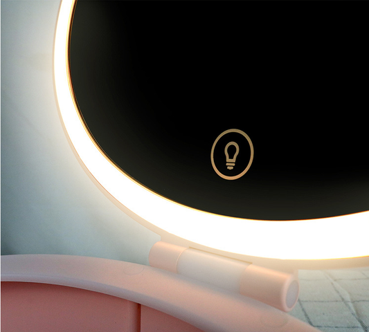 LED Makeup Mirror Box | صندوق مرآة مكياج بضوء LED 💄✨