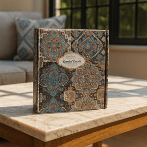 Decorative Floral Scented Tin Candles | شموع معطرة مزينة بالزهور في علب معدنية 🕯️🌸