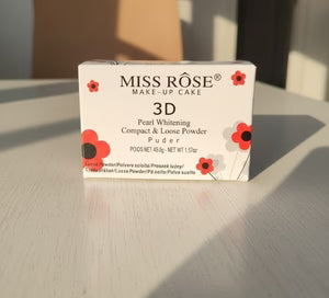 Miss Rose – 3D Loose & Compact Powder  ميس روز – بودرة 3D سائبة ومضغوطة